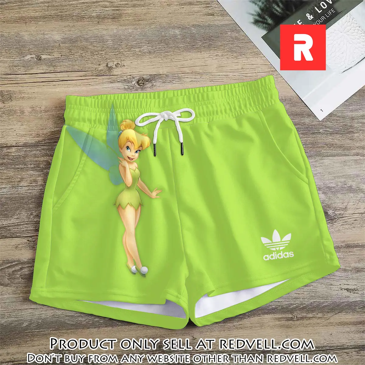 Premium tinker bell in adidas women shorts lady beach shorts wms1073 rv5557158
